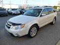 2009 Satin White Pearl Subaru Outback 2.5i Limited Wagon  photo #3