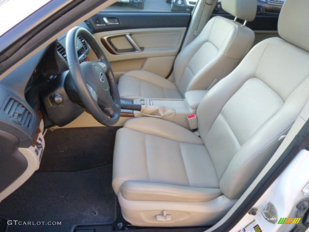 2009 Outback 2.5i Limited Wagon - Satin White Pearl / Warm Ivory photo #7