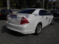 2012 White Platinum Tri-Coat Ford Fusion SEL V6 AWD  photo #7