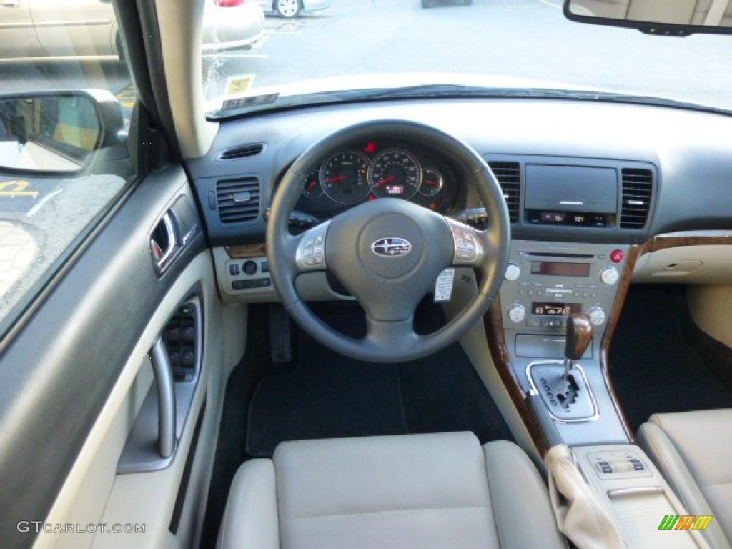 2009 Outback 2.5i Limited Wagon - Satin White Pearl / Warm Ivory photo #15