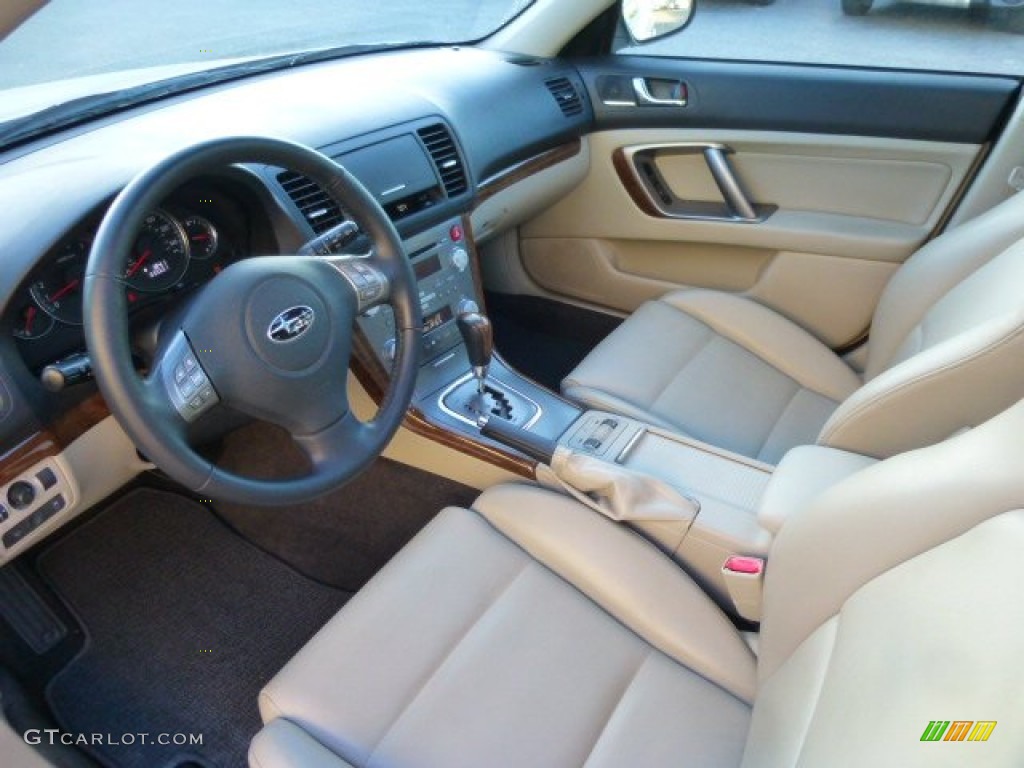 2009 Outback 2.5i Limited Wagon - Satin White Pearl / Warm Ivory photo #16