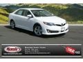 2014 Super White Toyota Camry SE  photo #1