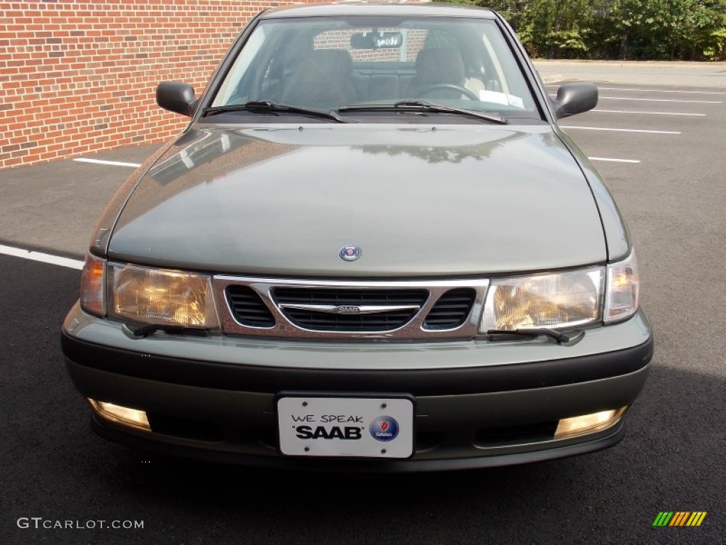 1999 9-3 Sedan - Green Silver Mica / Warm Beige photo #2