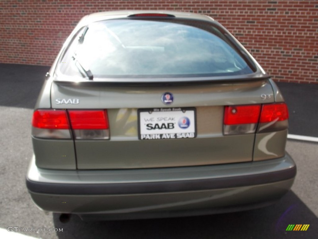 1999 9-3 Sedan - Green Silver Mica / Warm Beige photo #4