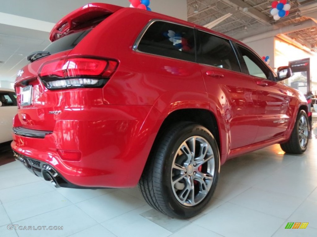 2014 Grand Cherokee SRT 4x4 - Redline 2-Coat Pearl / SRT Morocco Black photo #3