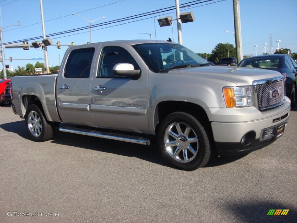 2008 Sierra 1500 Denali Crew Cab AWD - Silver Birch Metallic / Ebony photo #5