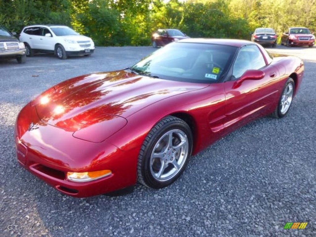 Magnetic Red II Metallic 2001 Chevrolet Corvette Coupe Exterior Photo #85473404