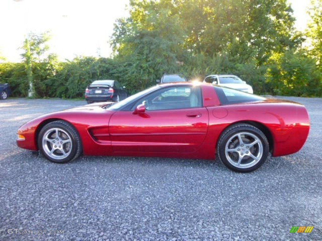 Magnetic Red II Metallic 2001 Chevrolet Corvette Coupe Exterior Photo #85473515
