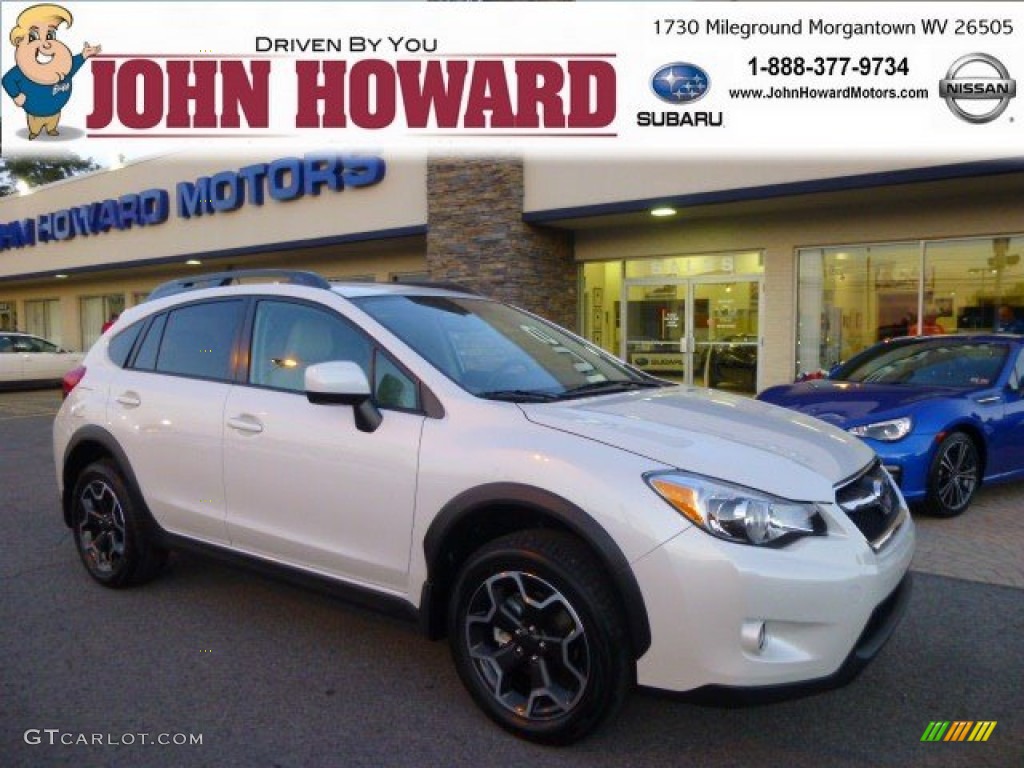 2013 XV Crosstrek 2.0 Premium - Satin White Pearl / Ivory photo #1