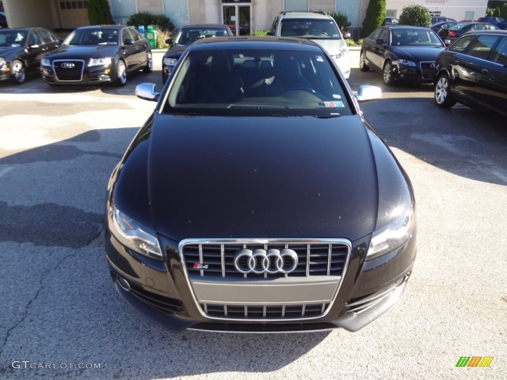 Phantom Black Pearl Effect 2012 Audi S4 3.0T quattro Sedan Exterior Photo #85474742