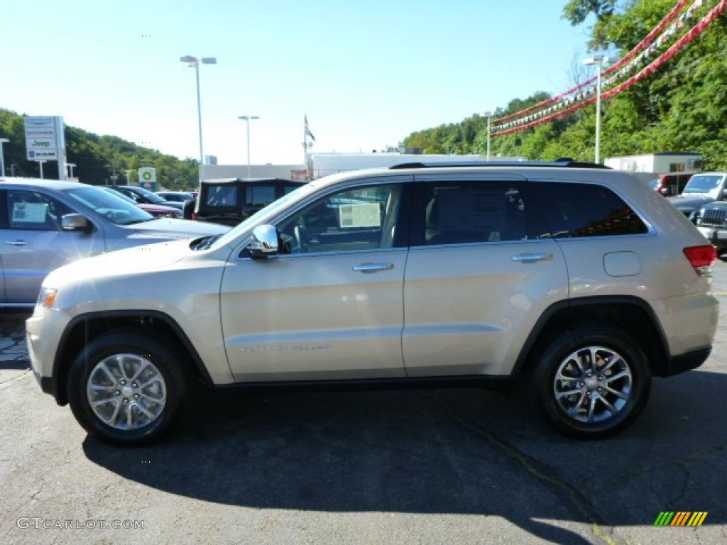 2014 Grand Cherokee Limited 4x4 - Cashmere Pearl / New Zealand Black/Light Frost photo #2