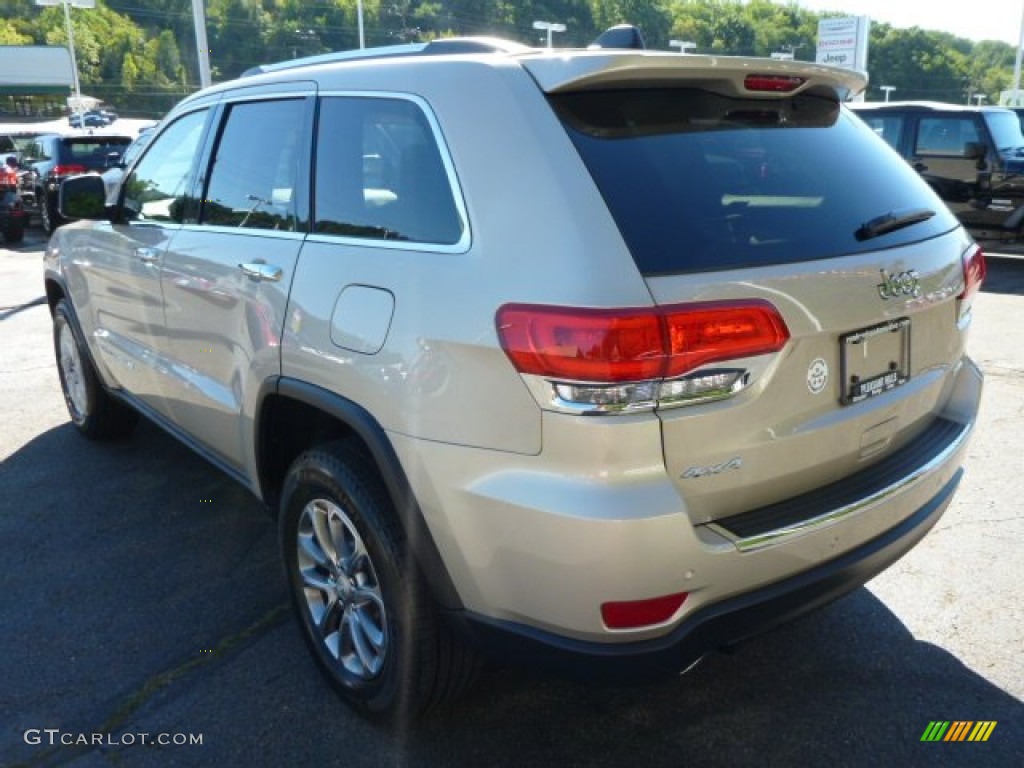 2014 Grand Cherokee Limited 4x4 - Cashmere Pearl / New Zealand Black/Light Frost photo #3