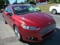 2014 Ruby Red Ford Fusion Titanium  photo #1