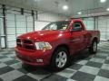 2012 Flame Red Dodge Ram 1500 Express Regular Cab  photo #3