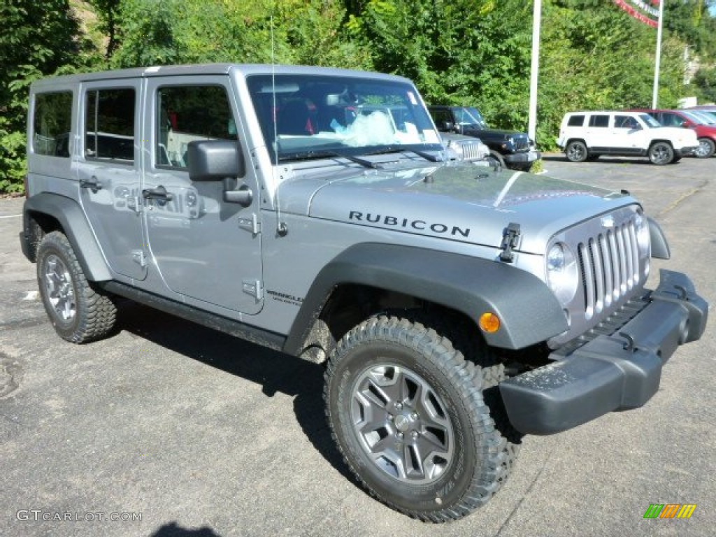 Billet Silver Metallic 2014 Jeep Wrangler Unlimited Rubicon 4x4 Exterior Photo #85475546
