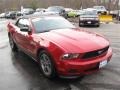 2012 Red Candy Metallic Ford Mustang V6 Convertible  photo #1