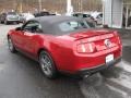 2012 Red Candy Metallic Ford Mustang V6 Convertible  photo #5