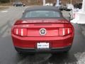 2012 Red Candy Metallic Ford Mustang V6 Convertible  photo #6