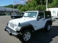 2014 Bright White Jeep Wrangler Sport S 4x4  photo #1