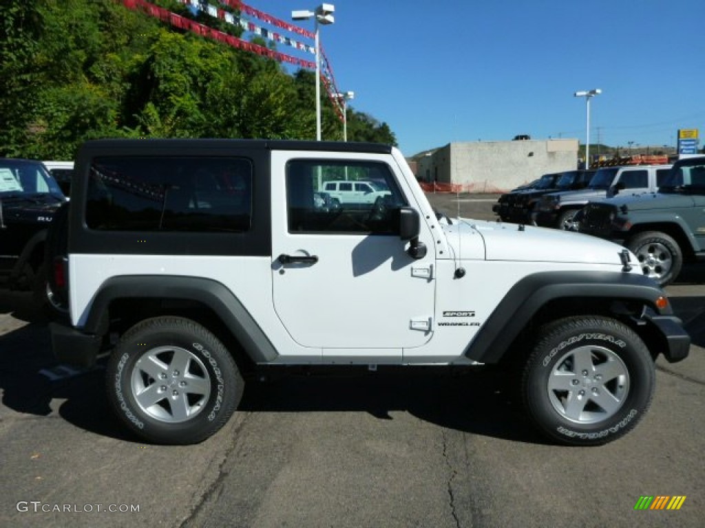 Bright White 2014 Jeep Wrangler Sport S 4x4 Exterior Photo #85475960