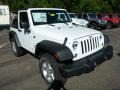 2014 Bright White Jeep Wrangler Sport S 4x4  photo #9