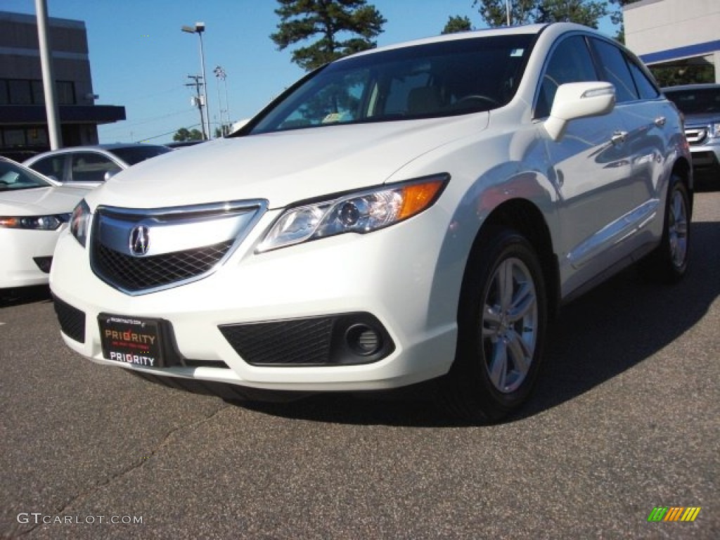 White Diamond Pearl Acura RDX