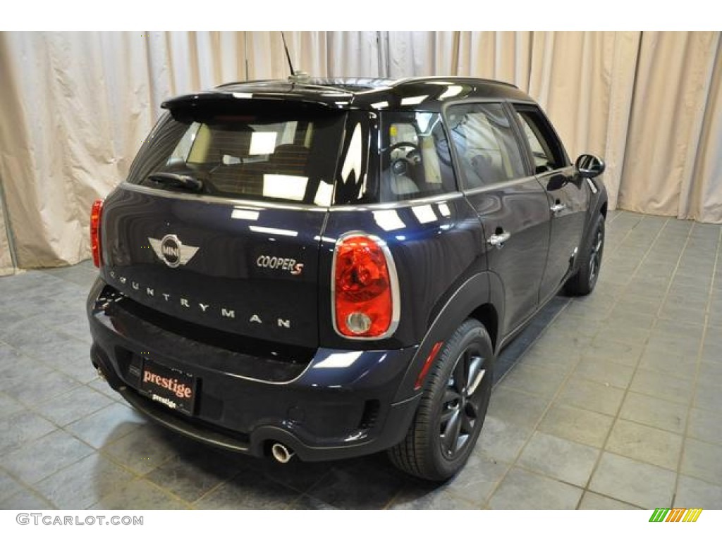 2014 Cooper S Countryman All4 AWD - Cosmic Blue Metallic / Carbon Black photo #13