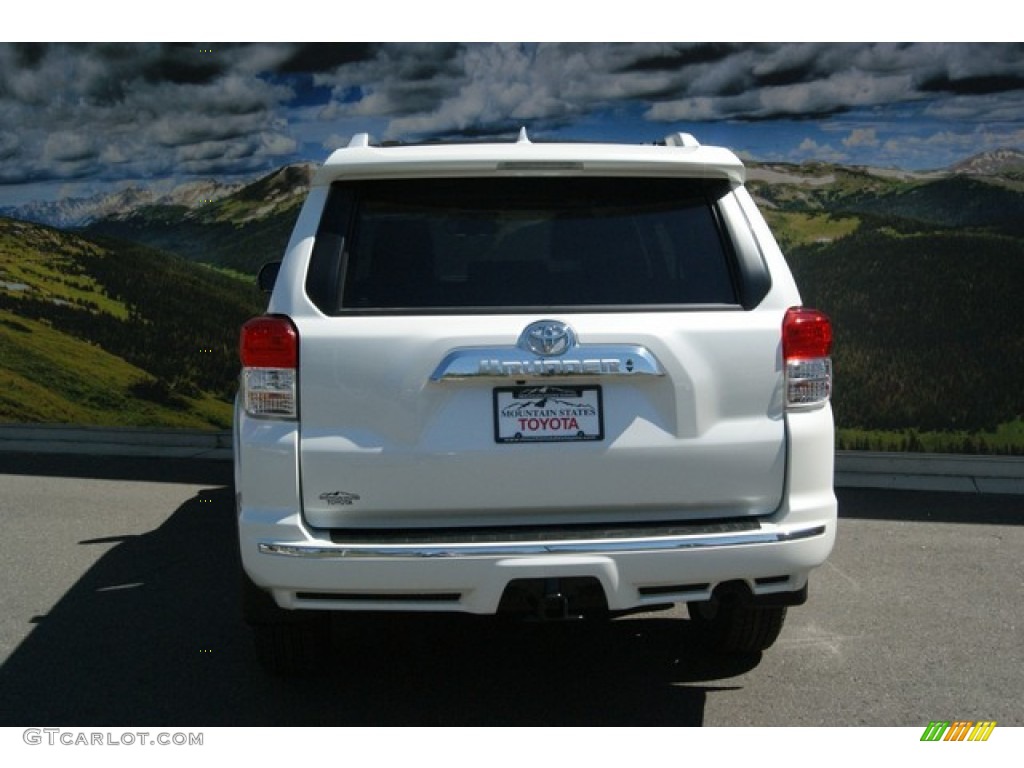 2013 4Runner Limited 4x4 - Blizzard White Pearl / Black Leather photo #4