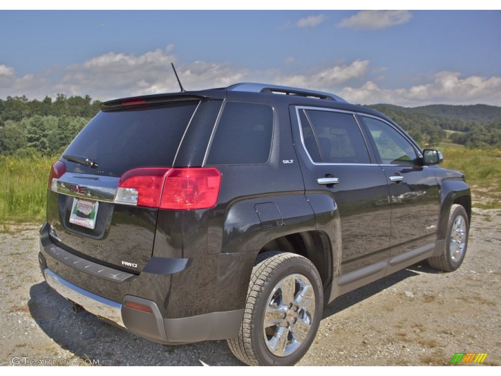 2014 Terrain SLT AWD - Carbon Black Metallic / Jet Black photo #3