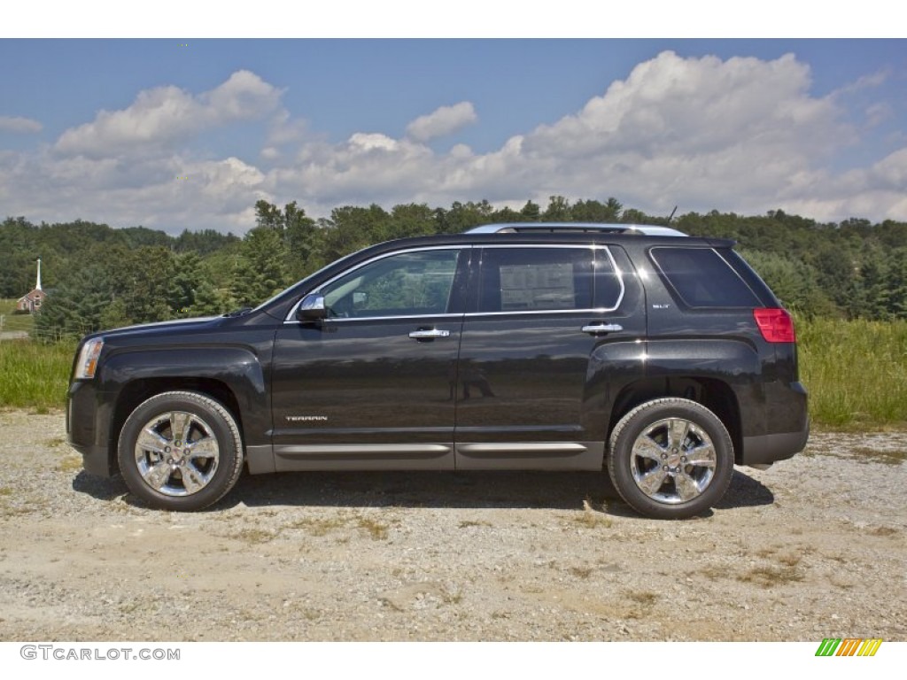 Carbon Black Metallic 2014 GMC Terrain SLT AWD Exterior Photo #85478669