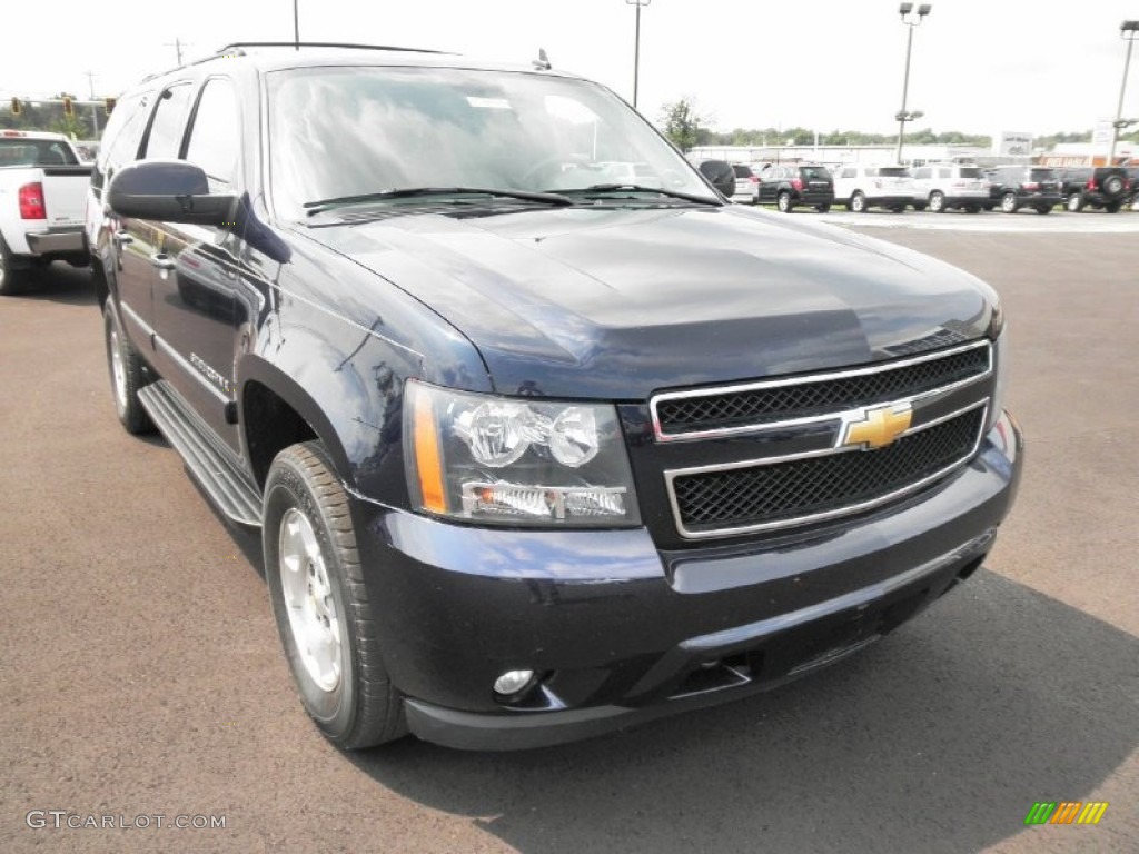 2008 Suburban 1500 LT 4x4 - Dark Blue Metallic / Light Titanium/Dark Titanium photo #2