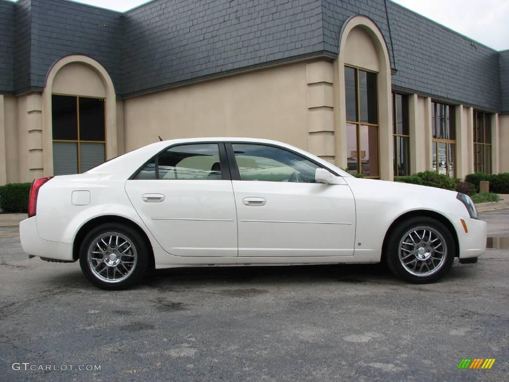 2007 CTS Sedan - White Diamond / Ebony photo #7