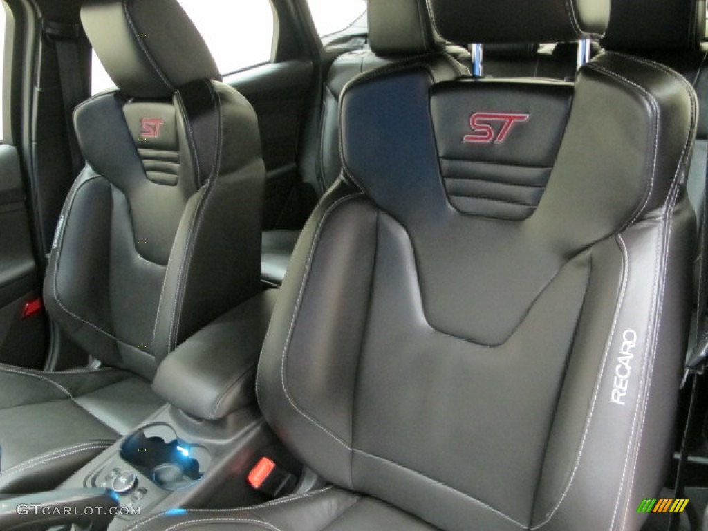 2013 Focus ST Hatchback - Tuxedo Black / ST Charcoal Black Full-Leather Recaro Seats photo #18