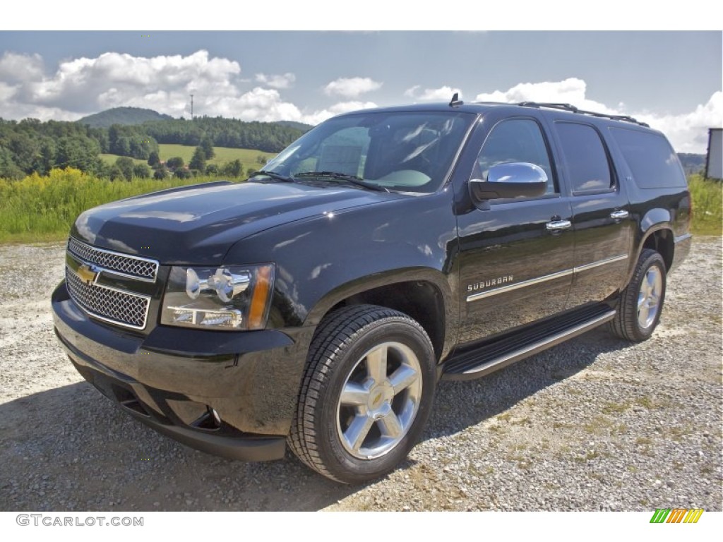 Black 2014 Chevrolet Suburban LTZ 4x4 Exterior Photo #85479461