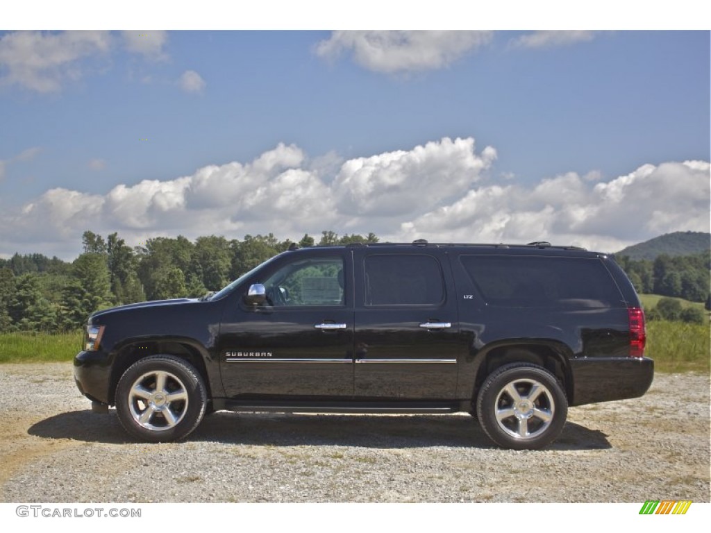 Black 2014 Chevrolet Suburban LTZ 4x4 Exterior Photo #85479548