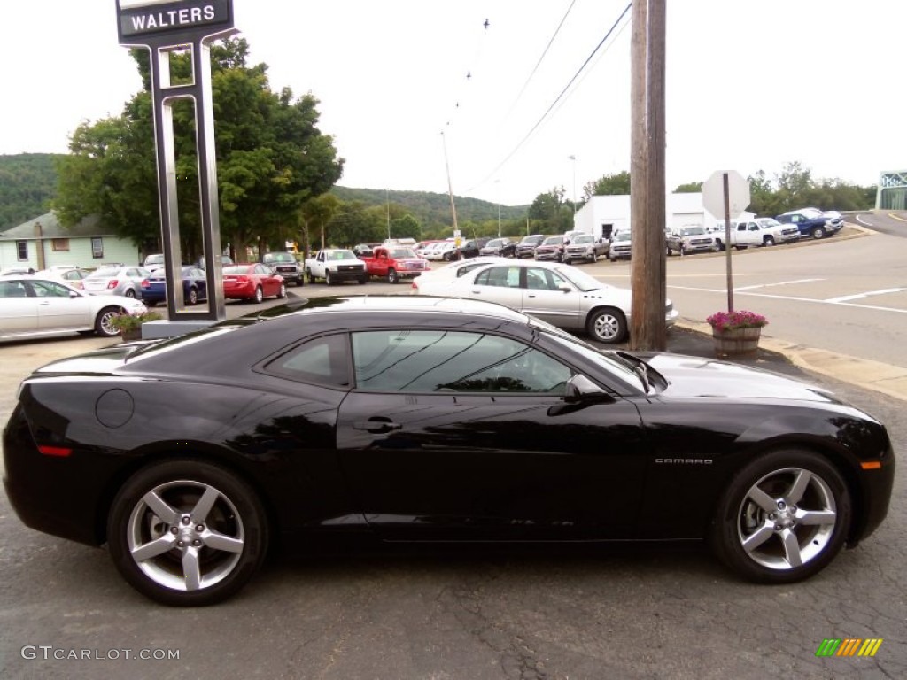 2011 Camaro LT Coupe - Black / Black photo #2