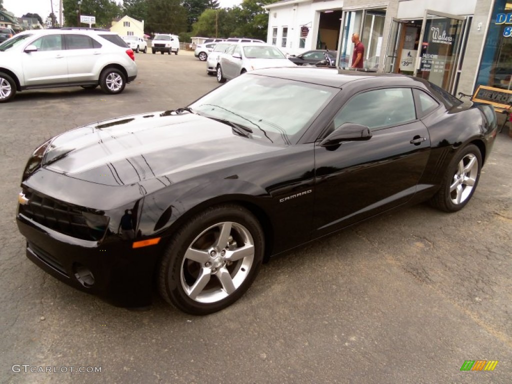 2011 Camaro LT Coupe - Black / Black photo #7