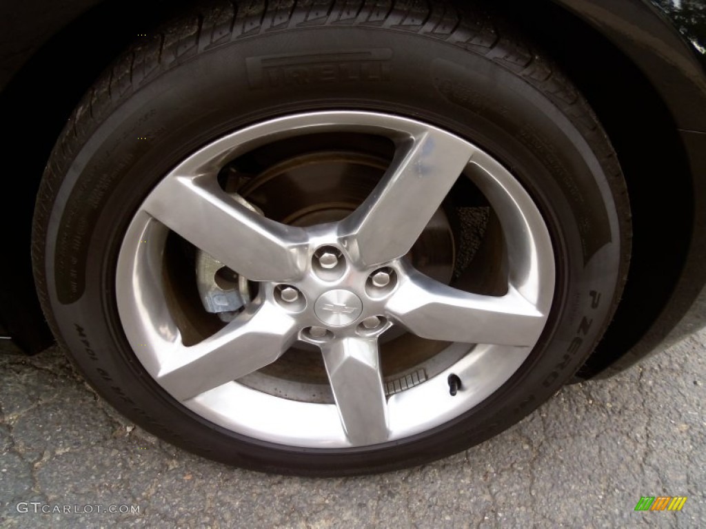 2011 Camaro LT Coupe - Black / Black photo #12