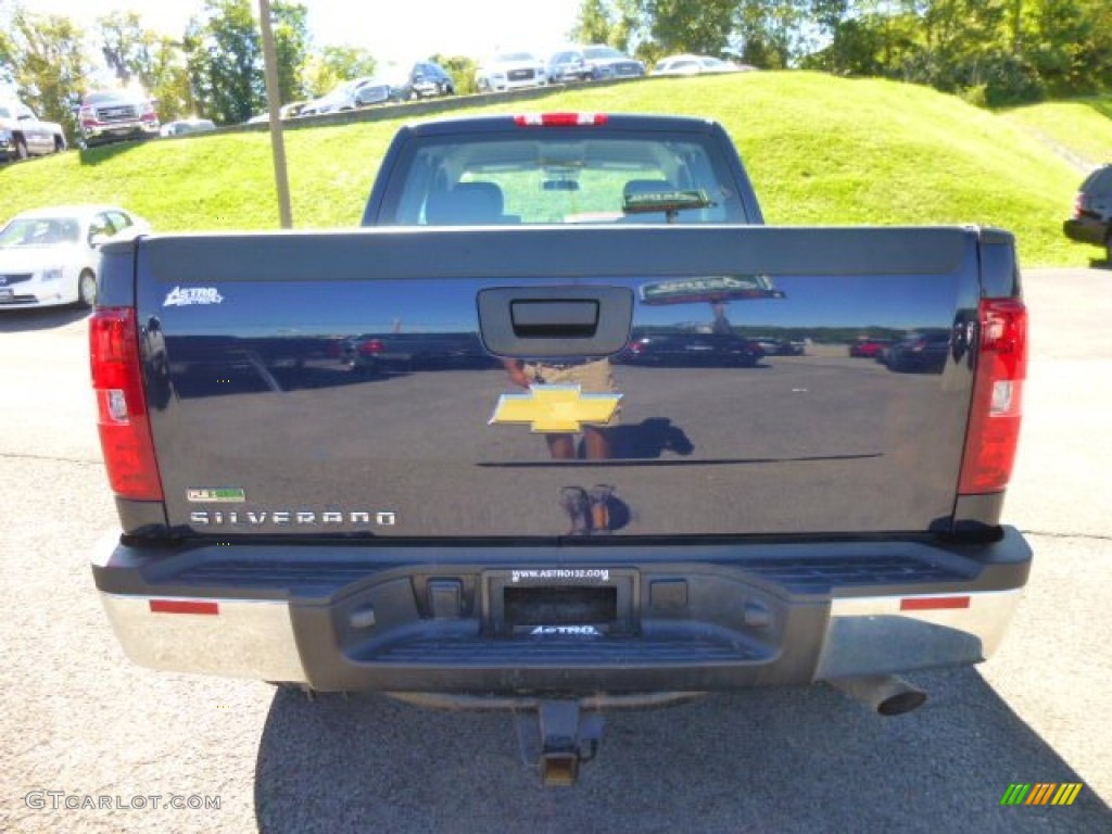 2012 Silverado 2500HD Work Truck Extended Cab 4x4 - Imperial Blue Metallic / Dark Titanium photo #4