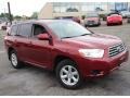 2010 Salsa Red Pearl Toyota Highlander V6 4WD  photo #3