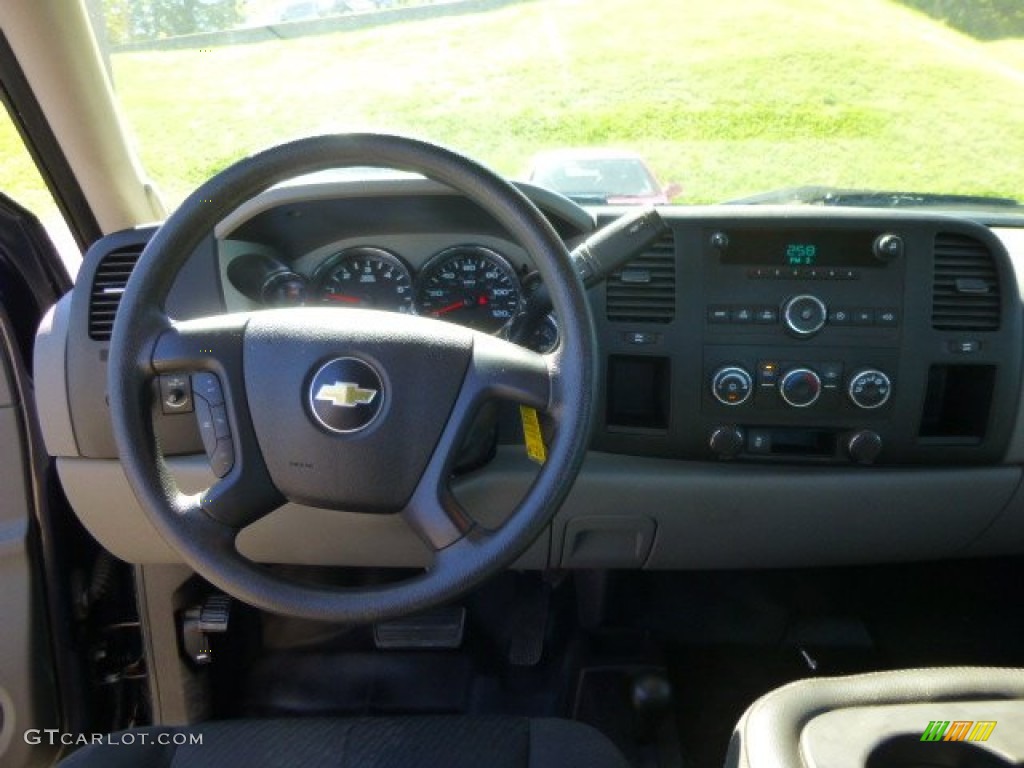 2012 Silverado 2500HD Work Truck Extended Cab 4x4 - Imperial Blue Metallic / Dark Titanium photo #9