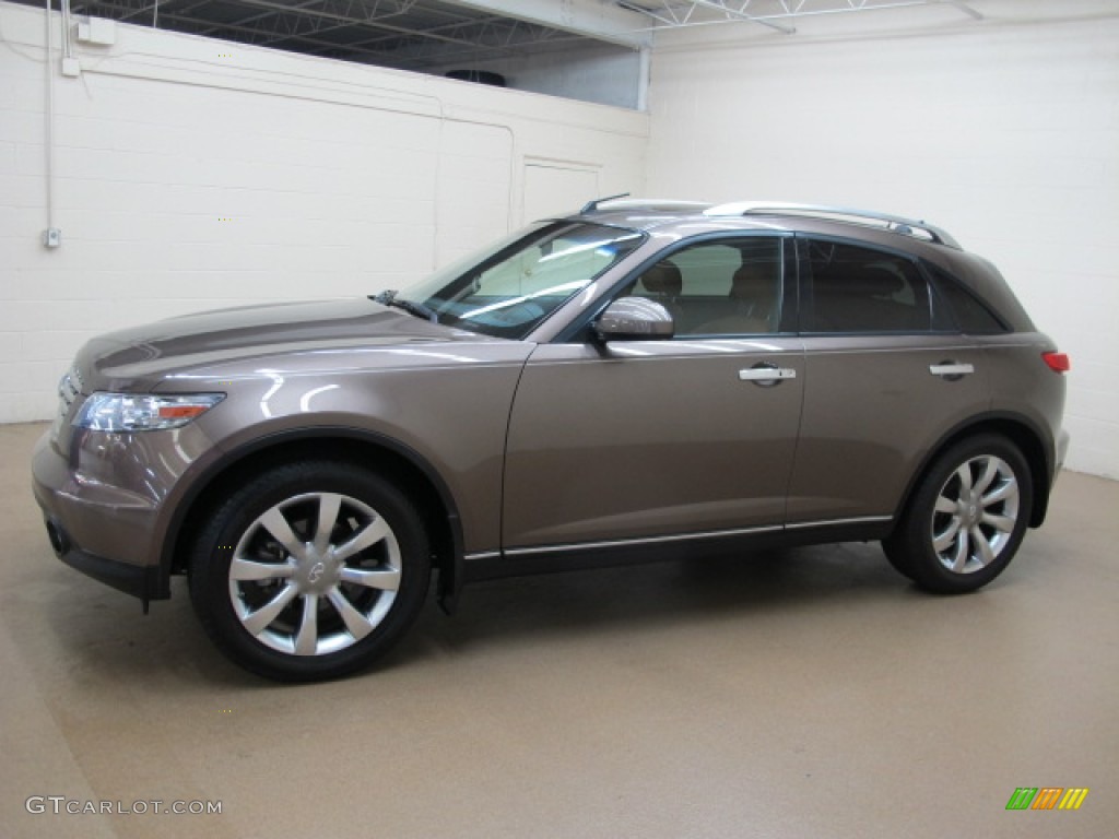 2004 FX 45 AWD - Beryllium 16 Metallic / Brick/Black photo #5