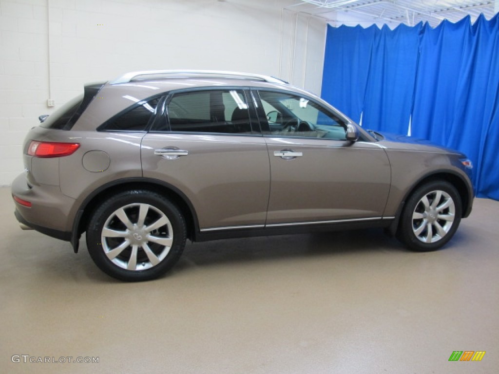 2004 FX 45 AWD - Beryllium 16 Metallic / Brick/Black photo #10