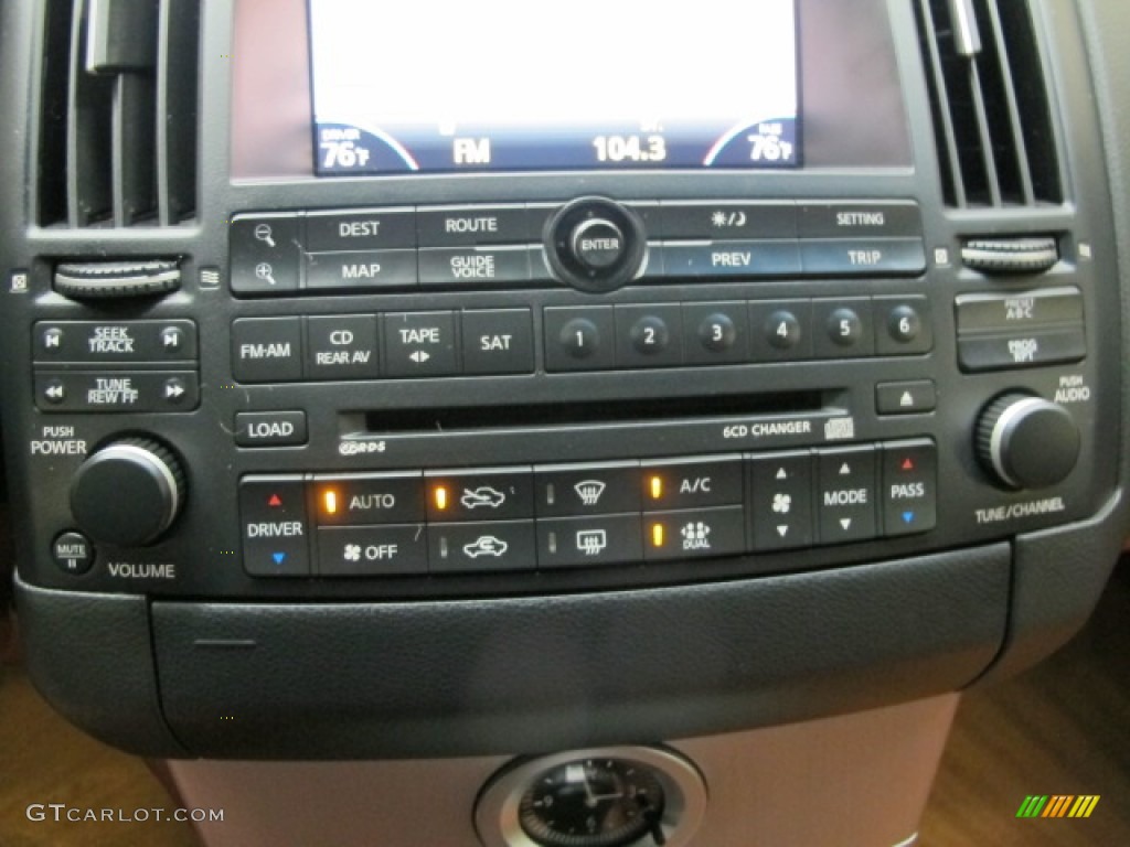 2004 FX 45 AWD - Beryllium 16 Metallic / Brick/Black photo #30