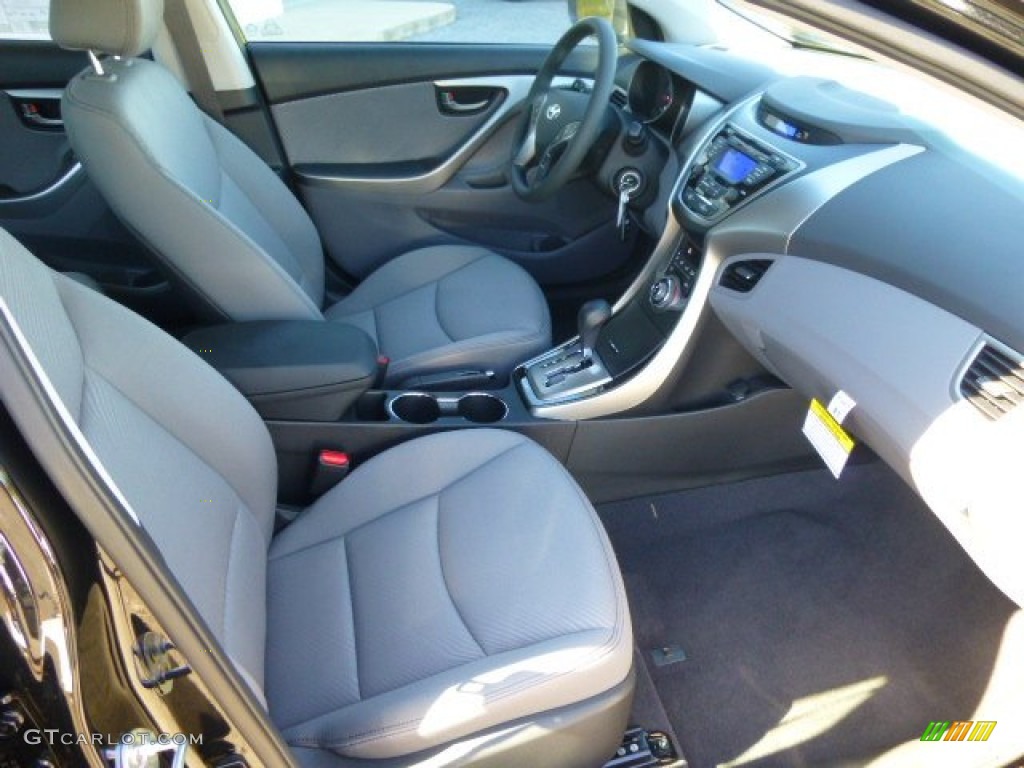 2013 Elantra GLS - Black / Gray photo #9
