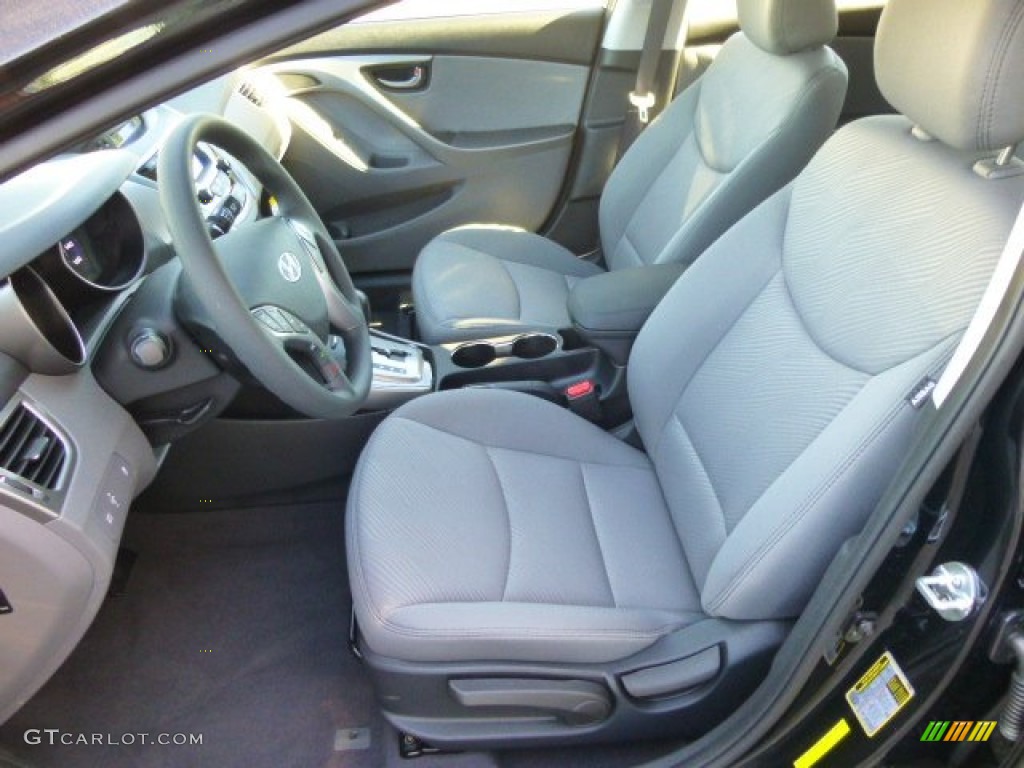 2013 Elantra GLS - Black / Gray photo #14