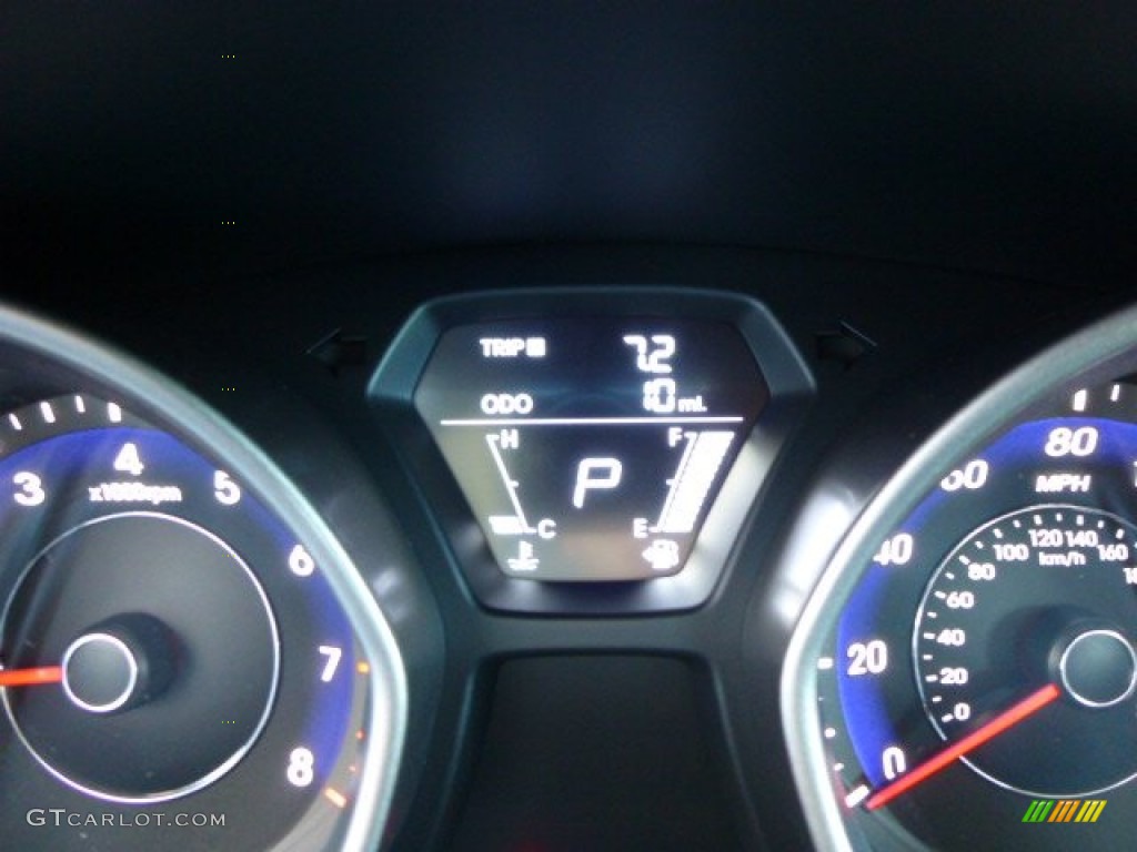 2013 Elantra GLS - Black / Gray photo #20