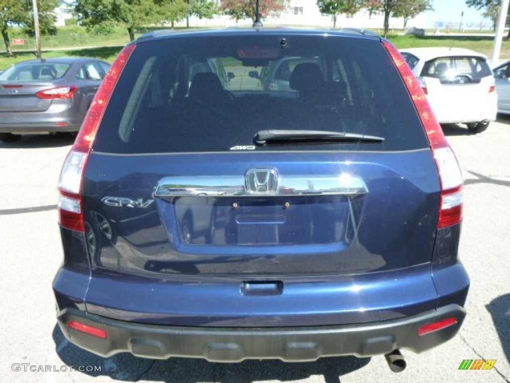 2008 CR-V EX 4WD - Royal Blue Pearl / Black photo #4