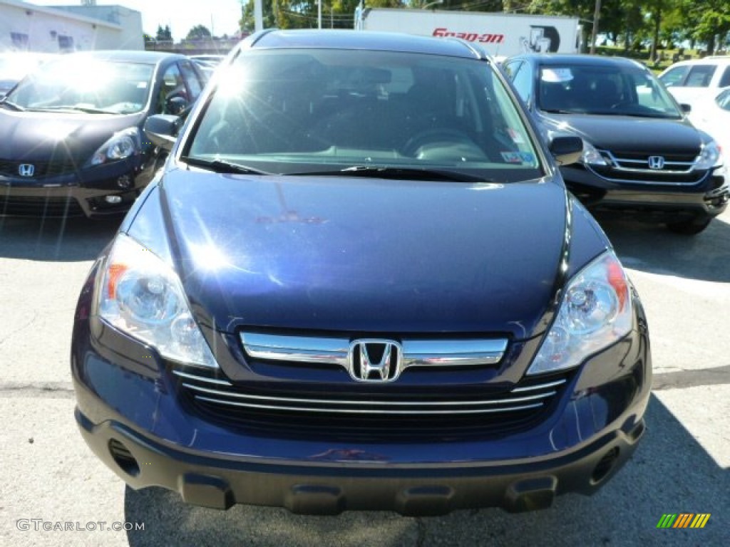 2008 CR-V EX 4WD - Royal Blue Pearl / Black photo #8