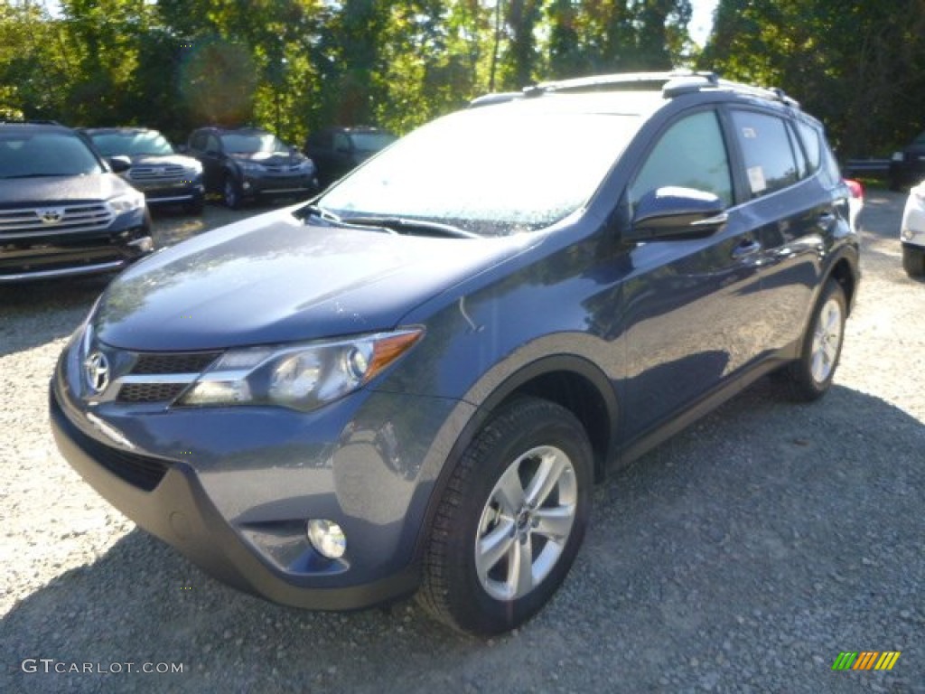 2013 RAV4 XLE AWD - Shoreline Blue Pearl / Black photo #7